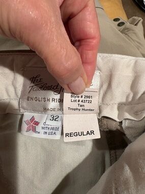 The Tailored English Rider Trophy Hunter Tan Pants